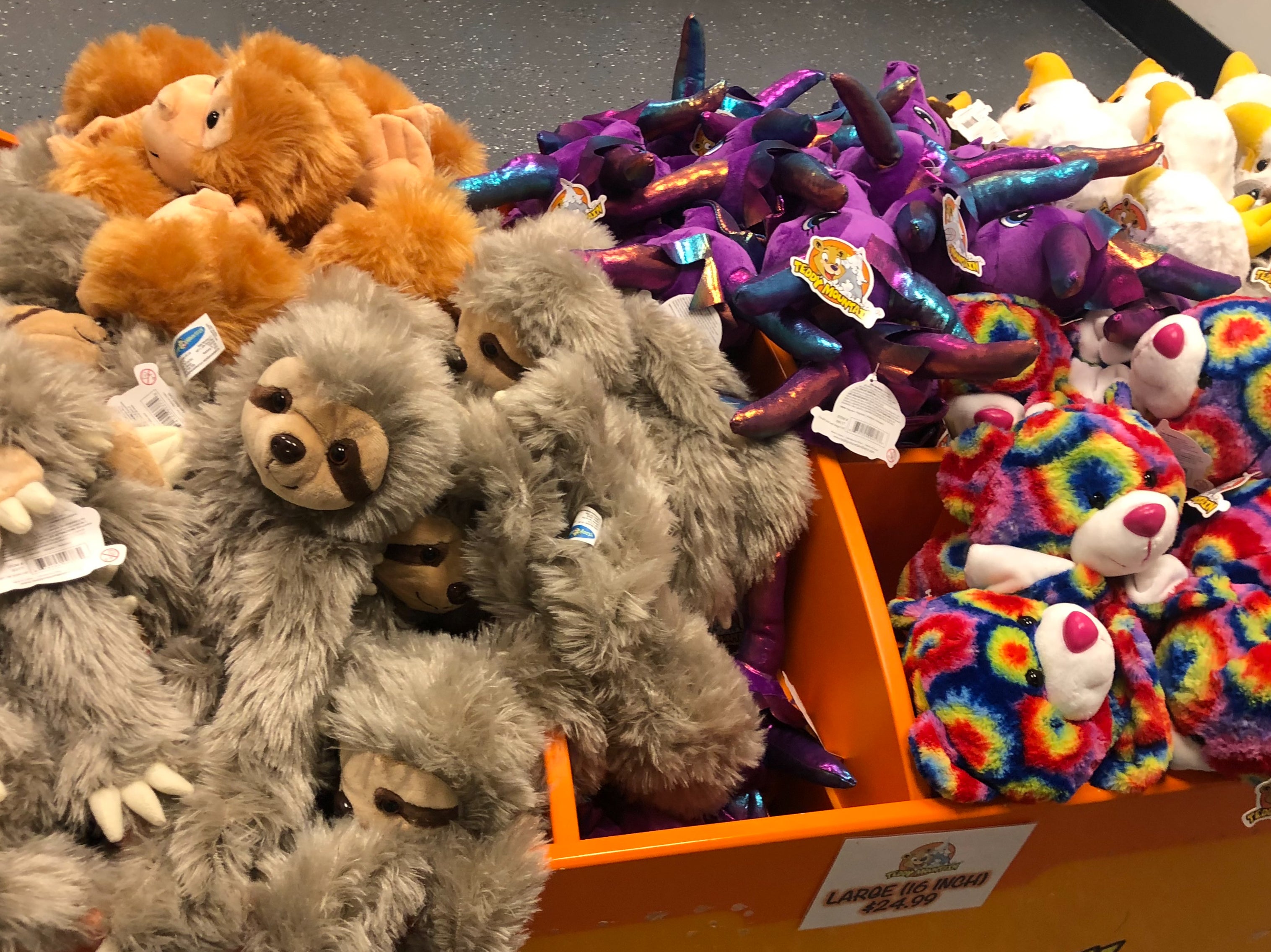 Teddy mountain store stuffed animals